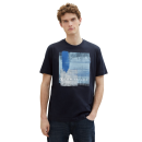 TOM TAILOR T-Shirt mit Print sky blue