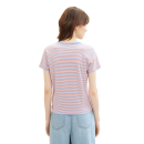TOM TAILOR DENIM T-Shirt blue red white stripe