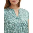 TOM TAILOR PLUS Bluse green abstract leaf print