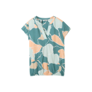 TOM TAILOR Bluse green abstract flower print