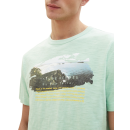 TOM TAILOR T-Shirt mit Print paradise mint