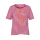 VIA APPIA  T-Shirt gestreift mit Schrift fuchsia multicolor