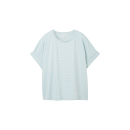 TOM TAILOR T-Shirt  blue offwhite stripe