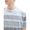 TOM TAILOR Shirt navy grey mint stripe