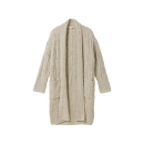 TOM TAILOR Strickjacke dusty beige mel.